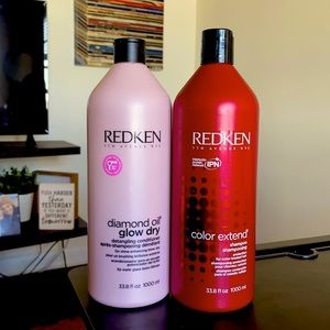 Redken Shampoo Combo: Color Extend & Glow Dry